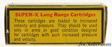 Western Super-X 22 Long Ammo Full Box 1946-56 Super-X Issue - 4 of 7
