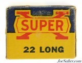 Western Super-X 22 Long Ammo Full Box 1946-56 Super-X Issue - 5 of 7