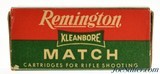 Excellent Full Box Remington Kleanbore MATCH Ammo 22 LR 1953 Issue Unique Bullet - 4 of 7