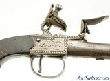 Very Nice London Iron-Frame Flintlock Turn-Off Pistol by Archer - 3 of 13