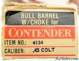 Scarce Unaltered Boxed Thompson Center Contender 45 Colt Bull Barrel W/Choke Not 410 - 7 of 7