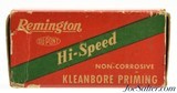 1946 Remington Hi-Speed 22 W.R.F. (Rem. Spl.) Ammo Nickel Washed Cases - 4 of 7