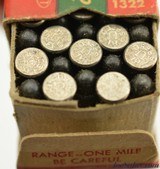 Scarce Remington 1946 Issues Hi-Speed 22 Long Nickel Washed Case Full Box - 7 of 7