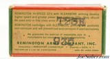 Scarce Remington 1946 Issues Hi-Speed 22 Long Nickel Washed Case Full Box - 6 of 7