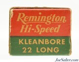 Scarce Remington 1946 Issues Hi-Speed 22 Long Nickel Washed Case Full Box - 3 of 7