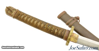 WW2 Japanese Army Shin-Gunto Sword with Smith-Made Blade