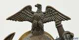 Pre-WWII USMC Marine Enlisted EGA Cap Badge - 3 of 3
