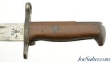 Rock Island Arsenal 1912 Dated M1905 Bayonet + 2nd Type RIA Leather Scabbard 1910 - 6 of 14