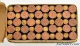 Scarce Black Powder Full Box UMC 22 Long Shot Ammo White "U" Red Ball Issue - 8 of 8