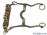 WW1 US Cavalry Rock Island Arsenal Curb Bit w/ scarce Chin Strap - 1 of 5