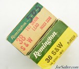 Remington 38 S&W Ammo Lot of 2 Boxes 146 Grain Lead Round Nose 100 Rds - 2 of 3