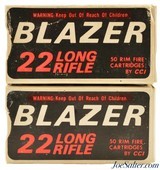 Vintage Blazer .22 Long Rifle Black box 22B early 70’s - 1 of 3