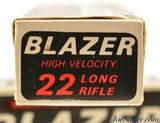 Vintage Blazer .22 Long Rifle Black box 22B early 70’s - 2 of 3