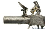 English Short Barrel Turn-Off Flintlock Pistol ByScott of London 45 Caliber - 8 of 12