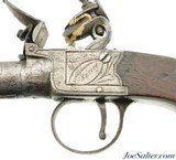 English Short Barrel Turn-Off Flintlock Pistol ByScott of London 45 Caliber - 6 of 12