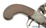 English Short Barrel Turn-Off Flintlock Pistol ByScott of London 45 Caliber - 2 of 12