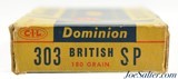 303 British Ammo Full Box C-I-L Dominion 180 Grain Soft-Point - 4 of 5