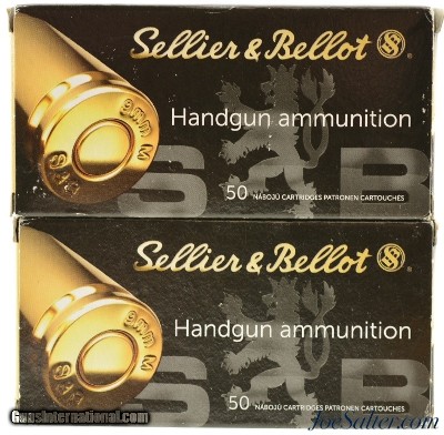 Sellier & Bellot 9mm Makarov 95gr. 100rnds