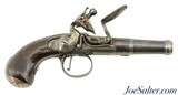British Queen Anne Style Turn-Off Pistol by James Willmore of London - 1 of 15