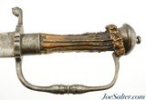 Revolutionary War Era Germanic Stag Hilt Hanger - 15 of 26