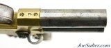 British Brass Frame Flintlock Tap-Action Pistol by John Jones & Co. of London - 12 of 13