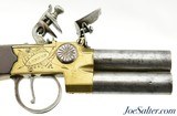 British Brass Frame Flintlock Tap-Action Pistol by John Jones & Co. of London - 3 of 13