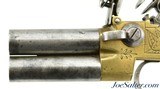 British Brass Frame Flintlock Tap-Action Pistol by John Jones & Co. of London - 7 of 13