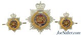 Royal Canadian Army Service Corps Cap/Collar Badges Officer Queens Crown
