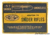 Dominion C-I-L 57 Snider Smokeless Ammo Full Box 10 Rounds - 1 of 6