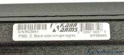 Boxed Kahr Arms P380 Pistol 3 Magazines 380 ACP Tritium Night Sights - Image 7 of 7