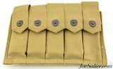 WWII USGI Thompson SMG 20rnd Magazines 4 W/5 Stick Pouch - 4 of 5