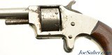 "Tramps Terror" Spur Trigger 22RF Revolver Hood Firearms Co. Antique - 5 of 11
