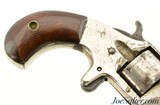 "Tramps Terror" Spur Trigger 22RF Revolver Hood Firearms Co. Antique - 2 of 11