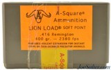 A-Square Ammunition Lion Loads SP .416 Rem. 400gr. 20 - 1 of 4