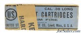 United States Cartridge Company .38 Long Rim Fire BP Excellent Sealed - 2 of 6