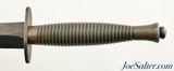 WWII Fairbairn-Sykes Third Pattern British Commando Knife & Sheath - 2 of 10