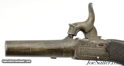British Small Frame Percussion Turn-Off Pistol by Perrins & Son of Windsor - Image 6 of 12