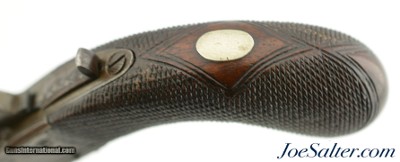 British Small Frame Percussion Turn-Off Pistol by Perrins & Son of Windsor - Image 7 of 12