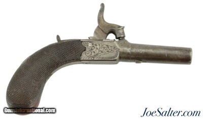 British Small Frame Percussion Turn-Off Pistol by Perrins & Son of Windsor