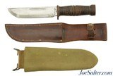 Original U.S. WWII Cattaraugus 225Q Quartermaster Knife - 1 of 12