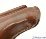 WWI German Hans Romer Neu-Ulm 1918 Artillery Luger Holster Shortened for Police - 4 of 9