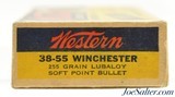 Western "Bullseye" 38-55 Ammo Full Box 255 Grain Soft Point Lubaloy - 4 of 6