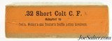 Excellent Sealed! Winchester 32 Short Colt Black Powder Ammo Webley Tranter Call Outs - 2 of 6