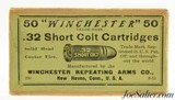 Excellent Sealed! Winchester 32 Short Colt Black Powder Ammo Webley Tranter Call Outs - 1 of 6