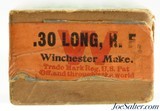 Rare Sealed! Winchester 30 Long RF Black Powder Ammo Over-label Side - 3 of 6