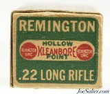 Remington UMC
22 Long Rifle Hollow Point Ammo 1927 Kleanbore Series - 3 of 7