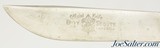 Excellent Remington Dupont Etched Blade Boy Scout Knife RH-51 With Sheath - 4 of 11