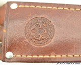 Excellent Remington Dupont Etched Blade Boy Scout Knife RH-51 With Sheath - 10 of 11