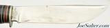 Excellent Remington Dupont Etched Blade Boy Scout Knife RH-51 With Sheath - 8 of 11