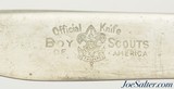 Excellent Remington Dupont Etched Blade Boy Scout Knife RH-51 With Sheath - 5 of 11